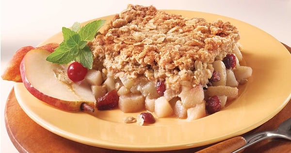 Pear and Cranberry Crisp