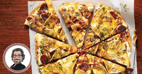 Pizza for "the boys" by Christian Bégin