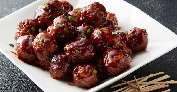 Sweet Brown Sugar BBQ Meatballs