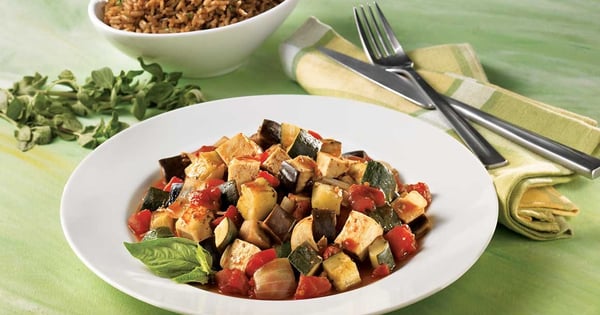 Tofu ratatouille