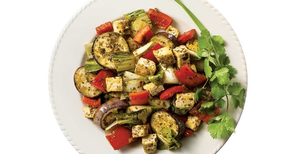 Spicy tofu Thai stir-fry