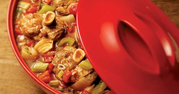 Osso buco with fennel and orange gremolata