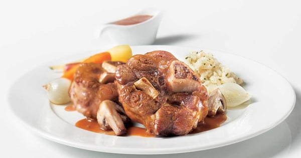 Pork Osso Buco Bourguignon
