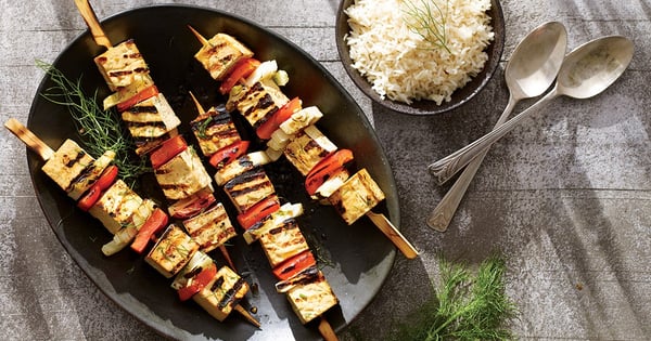 Tofu brochettes