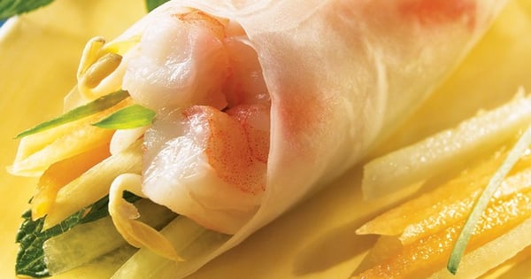 Two-Melon Spring Rolls