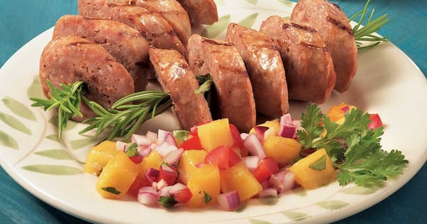 Mango and coriander salsa