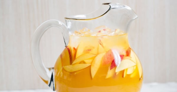 Sweet Bourbon Peach Lemonade
