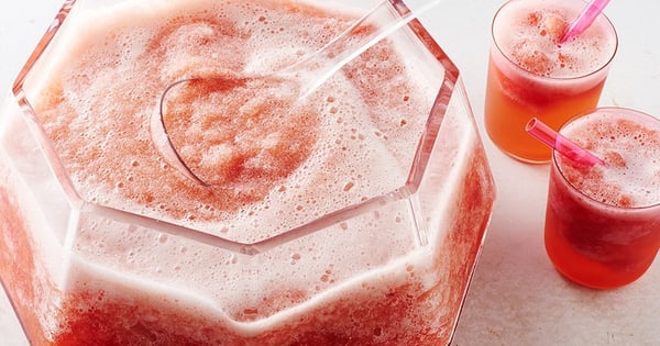 Non-Alcoholic Orange Slush Punch