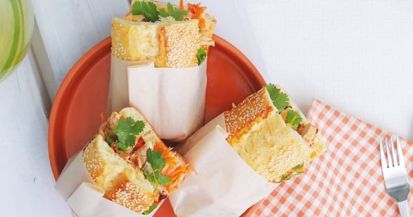 Banh mi revamped with turkey