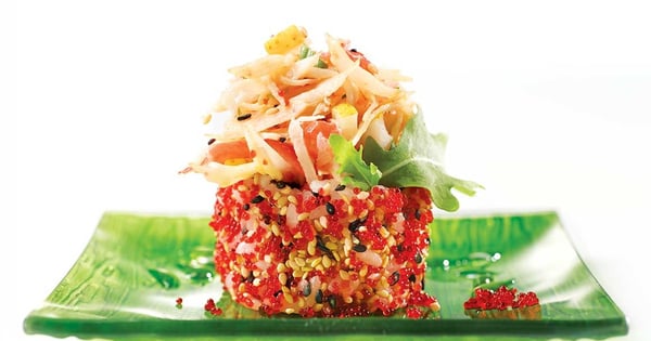 California maki with crab and goat cheese from Geneviève Everell