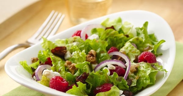 Spring Raspberry Salad