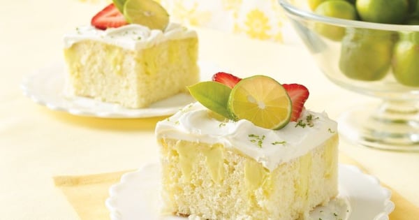 Key Lime Poke Cake