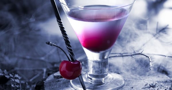 Blood-Red Sangria Cocktail