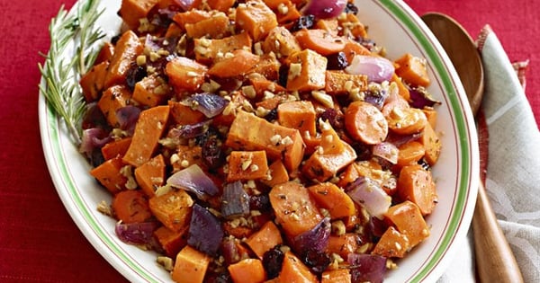 Maple-Roasted Sweet Potatoes and Carrots