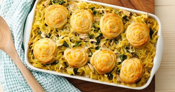 Creamy Spinach Tuna Casserole