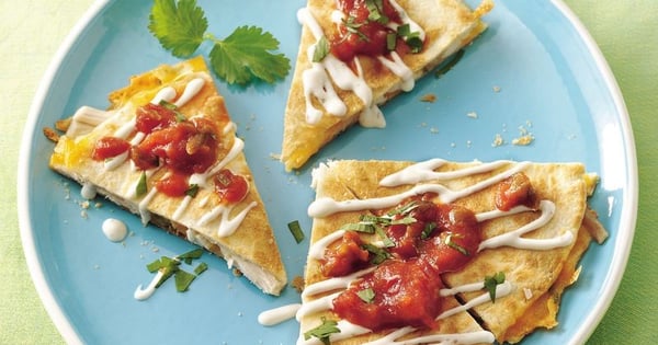 Cheesy Chicken Quesadillas