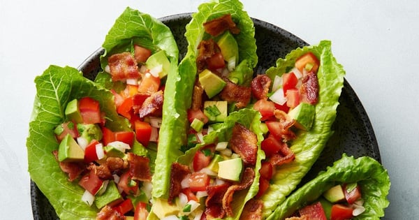 Loaded BLT Avocado Lettuce Wraps