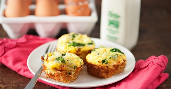 Mini Potato Quiche Cups