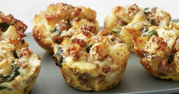 Everything Bagel Mini Stratas