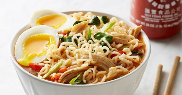 Easy Spicy Chicken Ramen Noodle Soup
