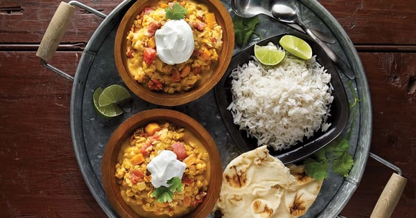 Indian-style slow-cooker lentil curry to freeze