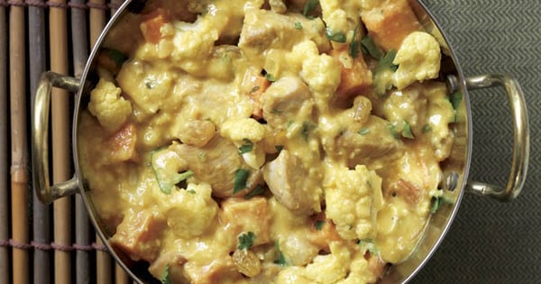 Turkey Curry with Cranberry Basmati Rice