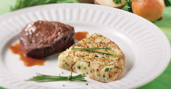 Onion and Chive Potato Galettes