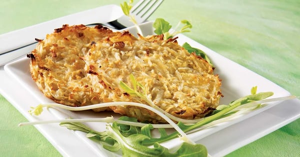 Jerusalem artichoke cakes