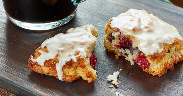 Berry & White Chocolate Scones
