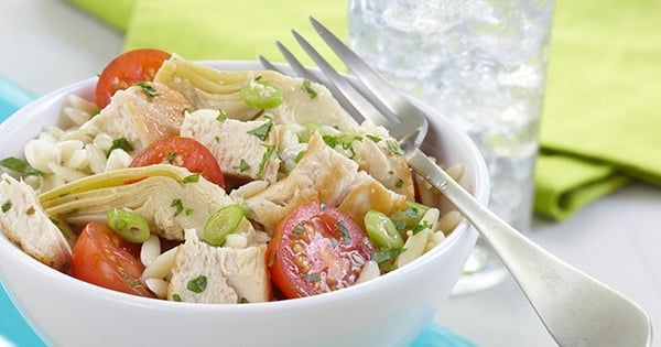 Chicken Salad with Orzo and Artichokes