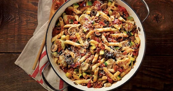 Mediterranean-style pasta