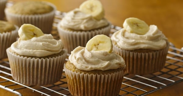 Banana Cupcakes with Browned Butter Frosting (Gluten Free)