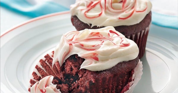 Red Velvet Cupcakes with Cream Cheese Frosting