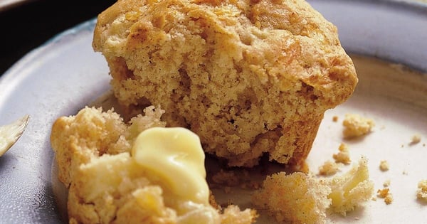 Apple-Cheddar Muffins