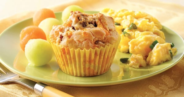 Bacon-Cheddar Muffins