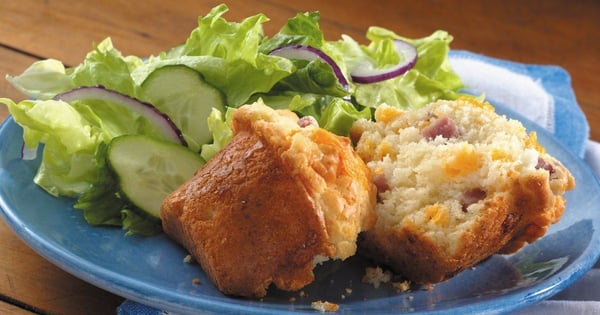 Ham and Cheese Muffins