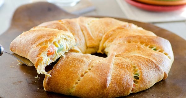 Chicken Pot Pie Crescent Ring