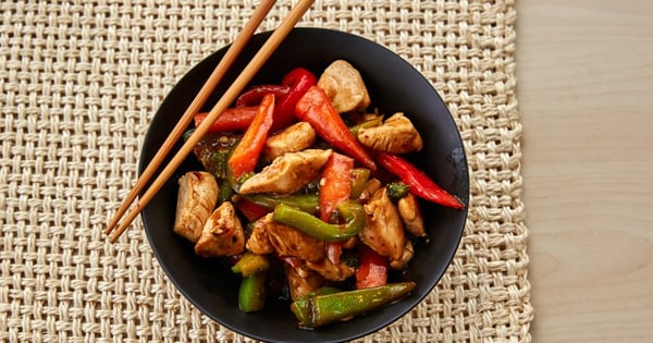 Chicken and Sweet Pepper Stir-Fry