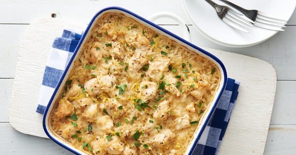 Parmesan-Lemon Chicken Bake