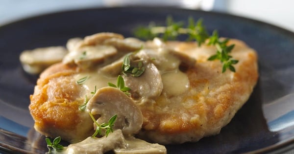 Dijon Chicken Smothered in Mushrooms