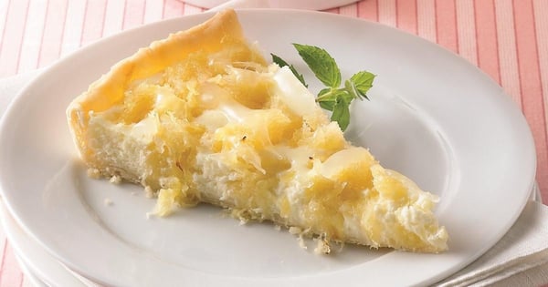 Tropical Pineapple-Cream Cheese Tart