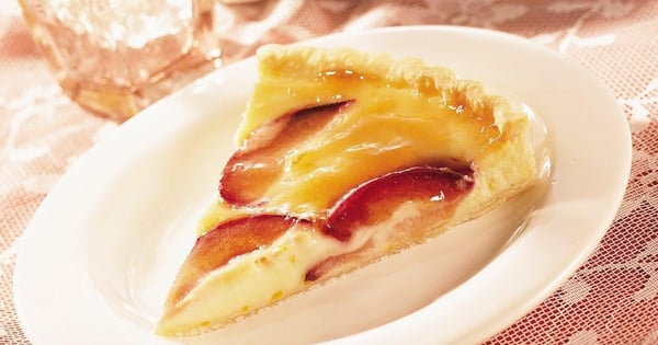 Plum Cream Cheese Tart