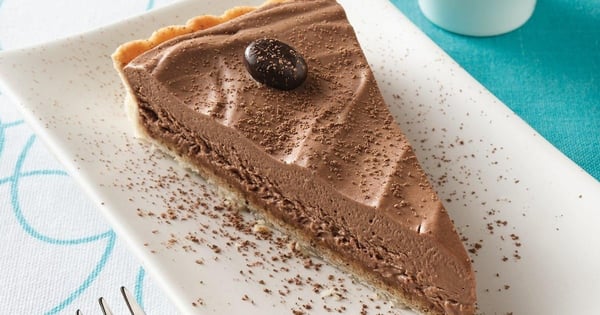 Coffee Crunch Chocolate Tart