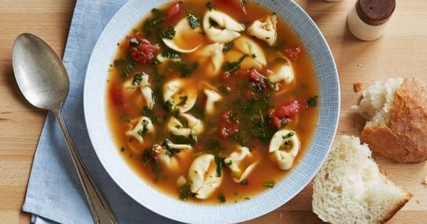 Spinach Tortellini Soup