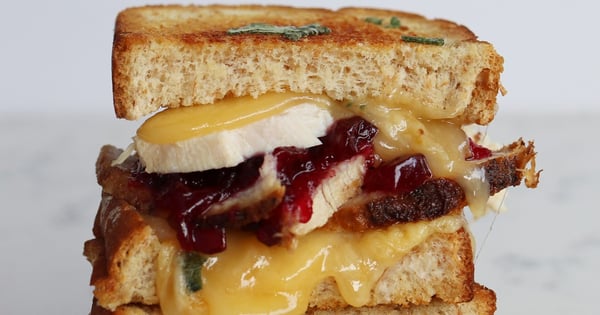 Gooey Gobbler Grilled Cheese