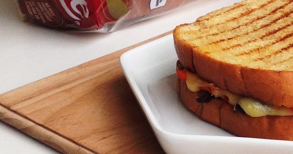 Grilled Portobello & Pepper Panini