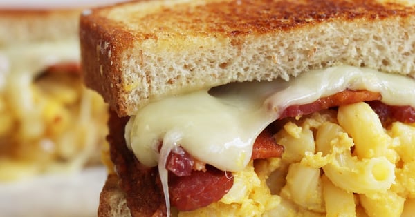 Pumpkin Mac Grilled Cheese