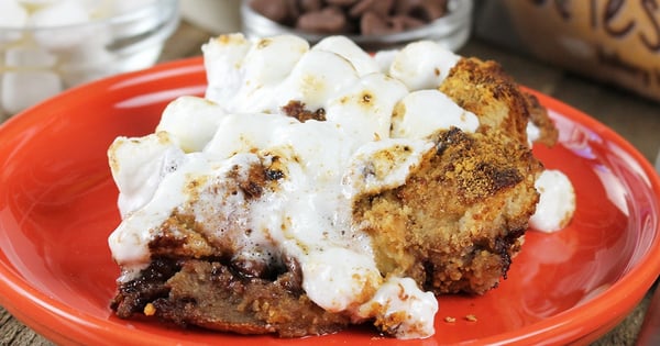 S’mores Bread Pudding
