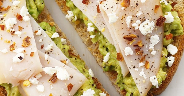 Avocado, Turkey & Feta Toast