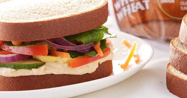 Hummus & Veggie Sandwich